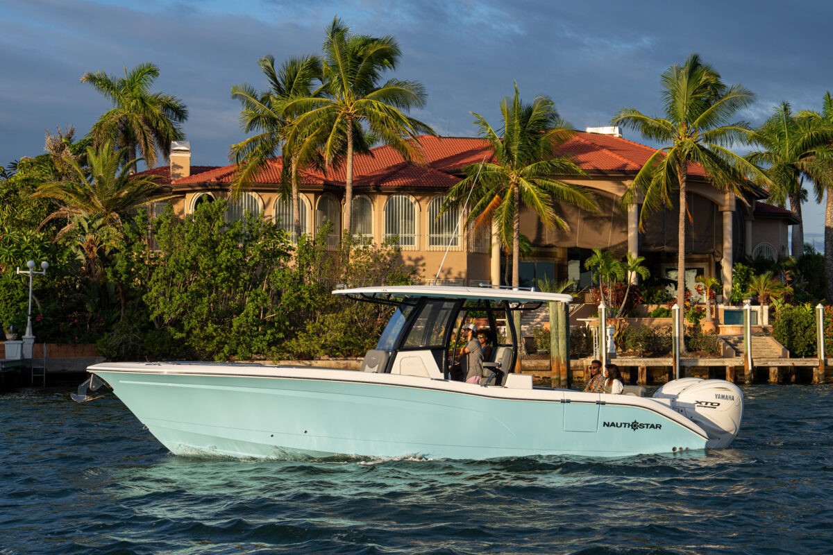 NauticStar boat on the water