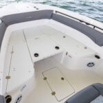 Bow casting deck with filler table