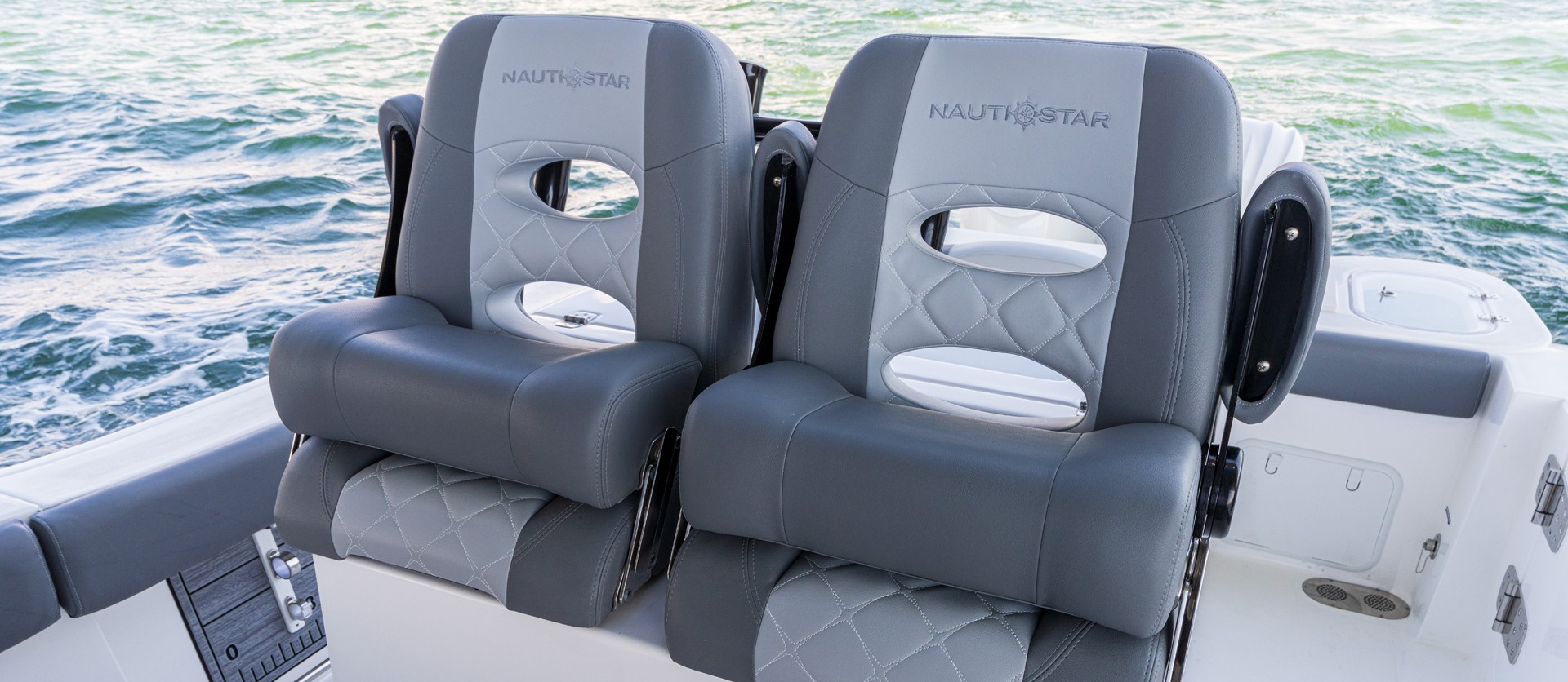 Premium dual captain's seating with bolsters & armrests keeps passangers secure and comfortable.