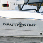 NauticStar badging available in chrome, black chrome and matte black