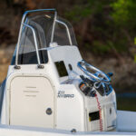 Fiberglass console with head