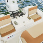 Folding aft seats