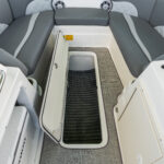 Underdeck storage for skis and wakeboards