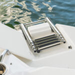 Bow boarding ladder