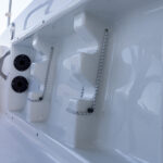 Under gunwale rod holder