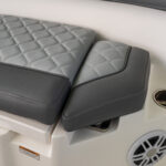 Backrest retracted