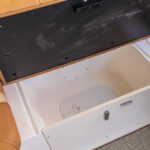 Loads of large underseat storage spaces
