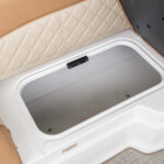 Underseat insulated cooler and storage